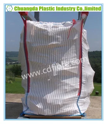 Bolsa grande gigante FIBC de malla tejida PP con 2/4 bucles