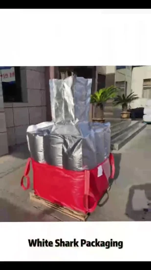 Bolsa de toneladas Fabricación de bolsas a granel en China Bolsa a granel con boquilla de descarga Bolsa grande Bolsas para contenedores de 1000 kg Sacos gigantes para almacenamiento de envases Bolsas de toneladas baratas OEM